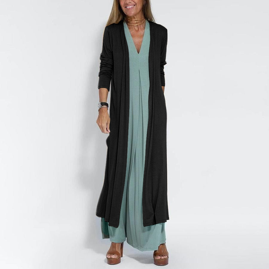Lisa™｜Elegant Long Dress + FREE Matching Cardigan