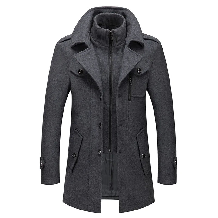 Cozy Wool Trench Coat